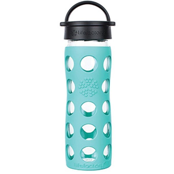 Life Factory 16 oz Classic Cap Water Bottle Sea Green 344933